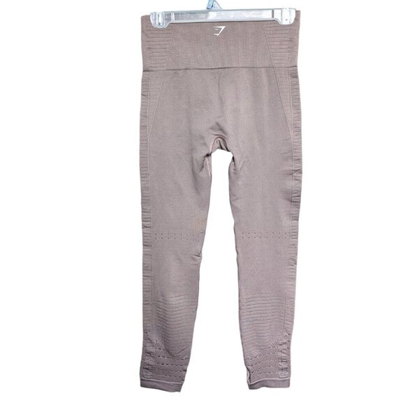 Gymshark  Energy Seamless Brown Leggings Women Size Small - Picture 5 of 8